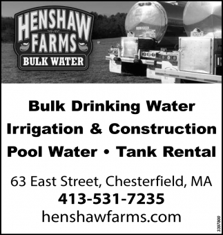 Henshaw Farms - Bulk Water