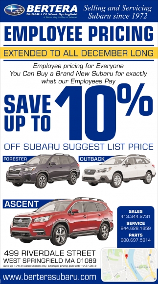 Bertera Subaru West Springfield >> Save Up To 10 Off Bertera Subaru Of West Springfield Bertera Subaru West Springfield >> Save Up To 10 Off Bertera Subaru Of West Springfield