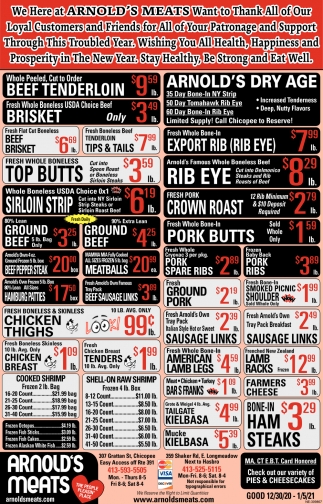 Beef Tenderloin, Arnold's Meats, Longmeadow, MA