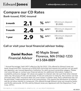 Compare Our CD Rates , Daniel Rochon Edward Jones