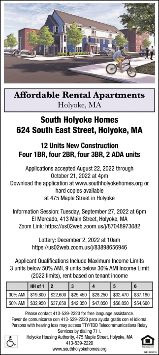 Affordable Rental Apartments, South Holyoke Homes