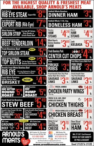 Rib Eye Steak, Arnold's Meats, Longmeadow, MA