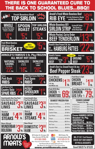 Top Sirloin, Arnold's Meats, Longmeadow, MA