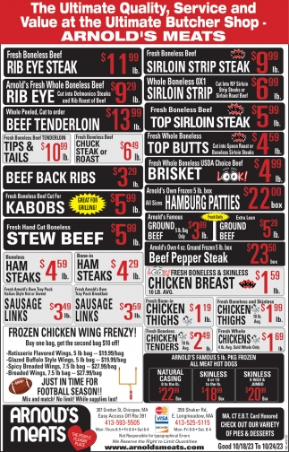 Rib Eye Steak, Arnold's Meats, Longmeadow, MA