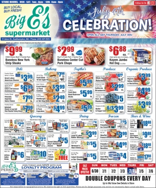 July 4th Celebration!, Big E's Supermarket, Easthampton, MA